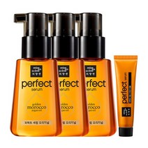 미쟝센 퍼펙트 오리지널 헤어 세럼 80ml x 3p + 헤어 앰플 15ml 세트, 1세트