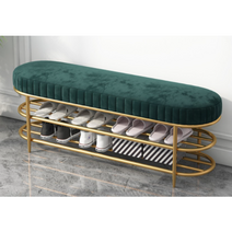 북유럽 현관의자 신발장 의자 벤치 슈즈스툴, 80CM그린