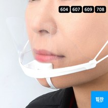 위생업소 비말 위생입마개 가리개 투명 마스크 5개 대형마트 요리사 쉐프 가게 음식점, 609