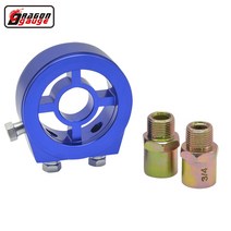 드래곤 게이지 알루미늄 레이싱 오일 압력 온도 센서 조인트 파이프 필터 샌드위치 어댑터 M20X1.5 18 NPT, 한개옵션0