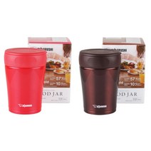 조지루시 보온 보냉 죽통 W-GCE36 360ml 이유식 학교 수능 아기 도시락 국 통, 넛트브라운(TA)