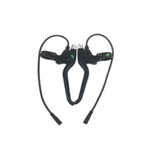 1Pair 전기 자전거 브레이크 레버는 3Pin 전기 스쿠터 22mm 핸들을 분해합니다, 검은 색, 다른