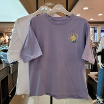애플핑크 이런 가격이면~~ 망설이면 품절/여아전문 주니어브랜드/여름/데일리룩/캐주얼룩/빠른배송/4.5부 호일나염 포인트 티셔츠 APK8R310-7954