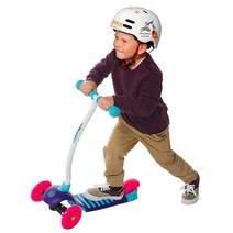 YBIKE 아동용 GLX Cruze 3륜 킥 스쿠터 오렌지, Raspberry