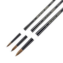 [바바라] 수채화붓 / 500R / 혼합모 / 3본조, 상세설명 참조, [6129020]옵션없음