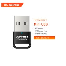 네트워크 랜카드 무료 드라이버 USB 와이파이 어댑터 미니 카드 150Mbps PC 동글 소프트 AP 2.4G wps 이더넷 수신기