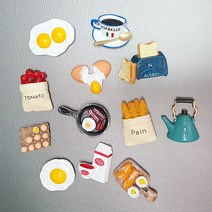 더이쁨 푸드 냉장고 자석 마그넷 메모 홀더 빈티지 인테리어 소품, 마그넷(에스프레소) EP-1151