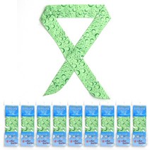 국산 물방울무늬 쿨스카프 아이스머플러 10p, 그린