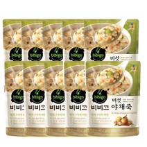 비비고 버섯야채죽, 420g, 10개