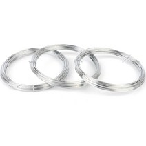 와이어 공예 미술수업 0.5mm 철사 3묶음 재료 조형 만들기 화실