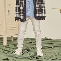 [인디고뱅크키즈] 라이트 그레이 스키니 데님 IKTJ22SS2 _뉴코아울산점