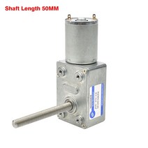 웜기어 감속기 4632-370 12V 볼트 DC M6 나사 샤프트 길이 50MM 3V6V24V 웜 기어드 모터 역방향 감속 자, 10 40rpm_03 24V