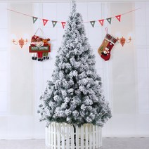 화이트 크리스마스트리 1.2-1.8M 무장식 트리나무, 1.8m