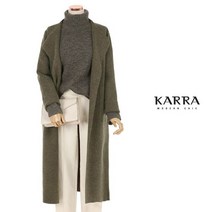 카라 KARRA (77까지)원버튼니트코트+벨트SET_KH0WCT505C