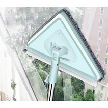 반짝반짝 트라이앵글 밀대 걸레 청소밀대, 길이71~124cm 밀대판 20x20x26cm