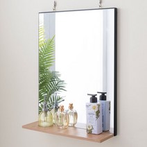 다이젠YJ 미주아 500 선반형 거울, 색상:화이트