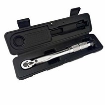 0.6cm(1/4인치) 다용도 드라이브 토크 렌치 5-25NM 조절 가능한 핸드 스패너 래칫 수리 도구 토크 렌치 수리 핸드 툴, 1/4Inch