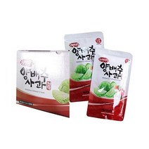 자연미담 저온추출 양배추사과즙 국내산, 60포, 120ml