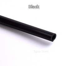징크판넬 유연한 고무 호스 소프트 음료 파이프 워터 조인트 수족관 액세서리 1M 2X4 3X5 8X10mm, 03 Black_03 3X6mm (1m)