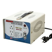 2KVA 링코어 다운 변압기 220V-110V HT-2000DR 한일테크 한국220V에서 110V 미국제품 일본제품 사용 고급형 고효율 절전형 링코아 강압 트랜스 도란스