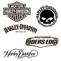 harley davidson 할리데이비슨 데칼 바이크 스티커, 선택-1, 대, 블랙, 1개