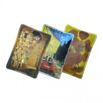 핫팩도매 국산 똑딱이핫팩 재사용 주머니 손난로 (사각 명화 그림)