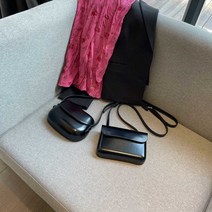 마이크로 미니 크로스백 패션 레더 스몰 가방, 사각형