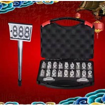 타각기 산업용 명판 각인기 네임 플레이트 반자동 펀칭기 기계 라이브 코더 라이브 도축 코더 코딩 시간 디지타이저 강철 스탬프 번호 매기기 코드 침술 기록., 3자리 핸들 1개 + 0에서 9까지의 숫자 2개가