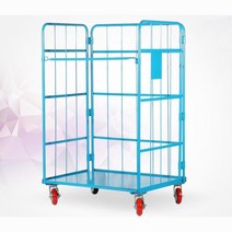 백화점 마트 물류센터 고하중 철대차 대형 철제운반카 철재카트, 롤테이너(대형)