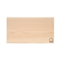 socean 국산 편백나무 수제 통도마 반절 36cm x 21cm 핸드메이드 통원목 항균 이유식도마 나무결 우드 키친보드 장인