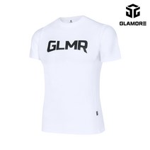 글래모어 GLMR 메인로고 머슬핏 남성 반팔티[면모달 원단]