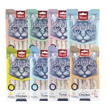 완피 크리미 퓨레 고양이 간식 14g, 참치 + 가리비 혼합맛, 25개