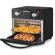 Geek Chef 에어 프라이어 카운터탑 컨벡션 오븐 4슬라이스 토스터 오븐 보온 구이 토스트 베이킹 에어 프라이 오일 프리 조리대에 추천(9 1L(10쿼트) 오븐), 10QT Air Fryer Oven