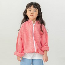 [바브키즈] 체크바람막이