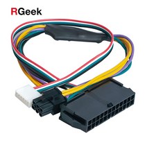 HP Z220/Z230 워크 스테이션 용 24 핀-6 핀 PCI-E ATX 주 전원 어댑터 케이블 12 인치 (30cm), 01 about 30cm