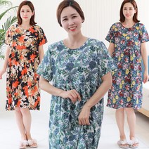 [서빈] 해솔 빅플라워 반팔 인견원피스 [SBSB3305_e] 4종1택 모음