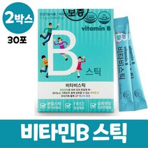 비타민B 분말 레몬맛 컴플렉스 비타민b군 콤플랙스 스틱, 2박스, 30포