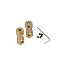 황동 리지드 모터 샤프트 커플링 전송 커넥터 나사 렌치 포함 2mm, 09 2.3mm to 4mm