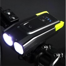 로드 MTB 자전거 LED 라이트 전자벨 조명 전동킥보드 앞 야간 전조등 랜턴 안전등 후레쉬, 1개, B91 블랙