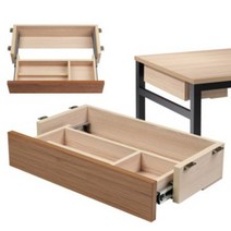서랍형 수저통 식당 테이블 업소용 카페 003L, 멀바우B (505x235x106)