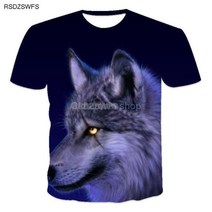 남자 반팔티 레오파드 야생동물 호랑이 패턴 사파리 프린트 남성 반팔 캐주얼 개성 티셔츠4