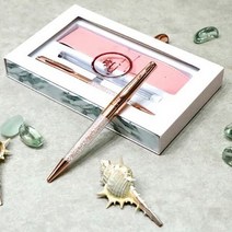 문구 펜시 용품 몽크로스 로즈 크리스탈펜.디작소