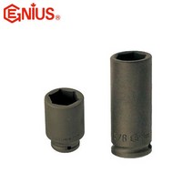 지니어스 임팩소켓 육각 복스알 롱 숏, 1/2인치(롱타입), 32mm