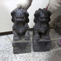 기모아 돌해태한쌍 30cm 해태석상 해태상 해태조각상