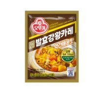오뚜기 백세 발효강황카레 약간매운맛 80g, 7개