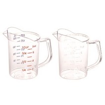 PC 계량컵 2종 5size, 칼라/2000ml, 상세설명 참조