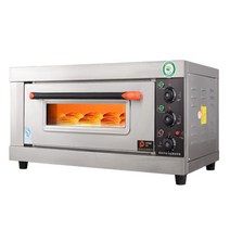 피자 오븐기 업소용 제빵 기계 화덕 오븐 홈베이킹 데크 가스 대용량 commercia 60l 단층 플레이트 케이크 빵 단일 베이킹 상업용 전기 220v, 1층 1플레이트, 씨엔