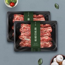 블랙앵거스 미국산 초이스 LA갈비 원육 2kg, 단일옵션