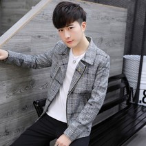 가바바 남성 체크블레이저 댄디한 무드 자켓 G23103