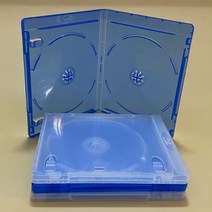 연질 블루레이 CD 케이스 게임 시디 앨범 DVD 반투명 보관함 표지 싱글 더블 공케이스, A 블루싱글